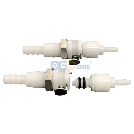 Large Orifice Coupling Plastic Quick 1/4 5/16 3/8 Female and Male Couplings Quick Connector ROHS Certificate DGOzone