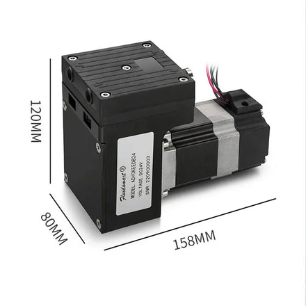 Electric Mini Vacuum Pump Micro Self-priming Pump 40 LPM Anti-corrosion PTFE Silent Brushless Micro Air Pump