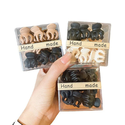 10PCS / SET Fixed Hair Matte Hair Claw for Girls Good Quality More Colors Hair Barrettes for Little Girls