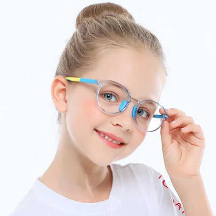 High Quality TR 90 Unisex Blue Light Blocking Eyeglasses Frames Multi-Color Eyeglasses Frames for Kids Children