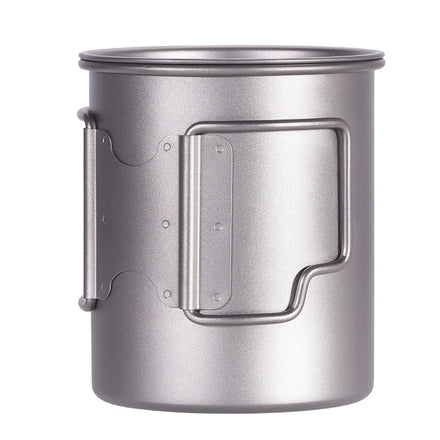 Small 300ml Titanium Outdoor Camping Mug Portable Travel Cups for Coffee Drinking Tableware for Hiking & Camping