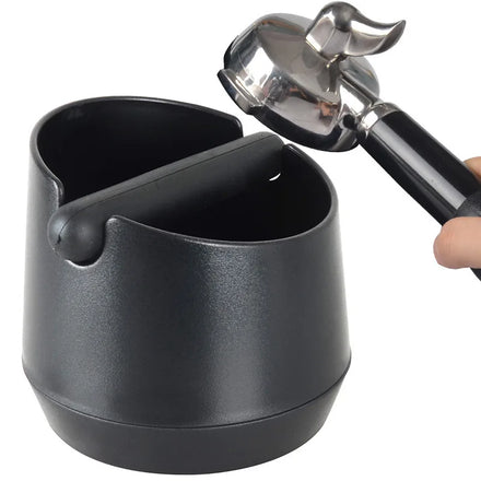 Logo Custom Large Espresso Knock Box Shock-Absorbent Durable Barista Style Knock Box With Removable Knock Bar and Non-Slip Base