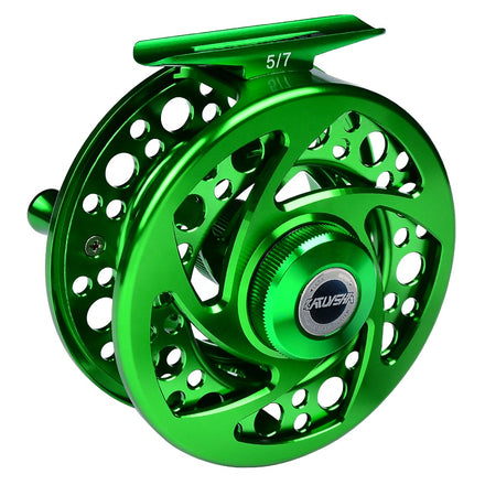 PROBEROS Full Metal Fly Fishing Reel 2+1BB Bearings 1:1 Sea Ice Lure Hand Raft Wheel Flying Fishing Reel