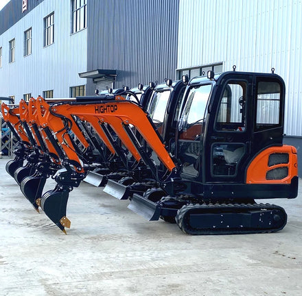 Earth-Moving Machine 3200USD 1 Ton Mini Excavator 1800KG Small Digger With Bucket and Shed Prices for Sale