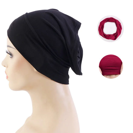Under Scarf Hijab Cap Under Caps for Turban Head Wraps Scarf Solid Color Hijab Tube Unisex Stretch Dreadlocks Tube Neck Cover