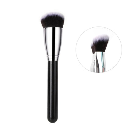 HMU Special Design LOW MOQ Premium Cruelty Free Soft Vegan Synthetic Single New Large Liquid Cosmetic Makeup Foundation Brush