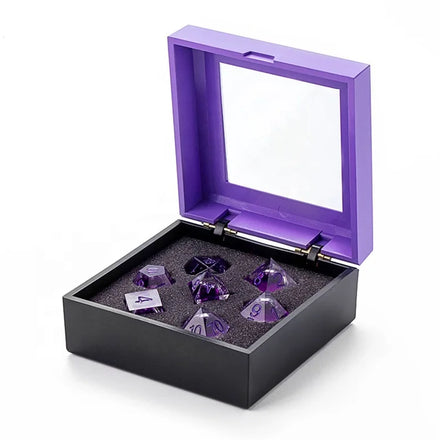 OEM China Factory Wholesale Polyhedral Plastic DND Dice Box for 7 Pieces Dice