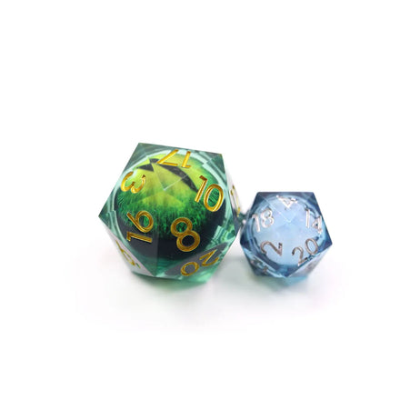 Factory Price 20D Cat Eye Liquid Core Dice Resin D&D DND Dungeons and Dragons RPG Gaming Set