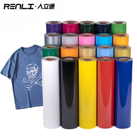 Htv Suppliers Textile Vinyl Hot Sale Htv Roll Pvc Glossy Heat Transfer Vinyl Cut Heat Transfer Flex for Shirts Design Printing
