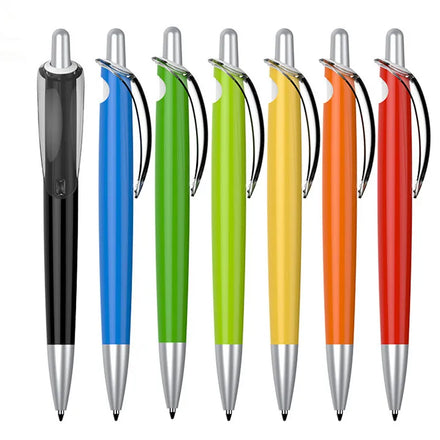 Large Pen Clip Ballpoint Pen Plastic Pressed Pen Can Be Customized logo
