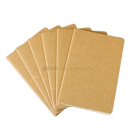 Hot Sale Wholesale Eco Friendly Class Writing Cheap Bulk Kraft Paper Cover Sewing Binding A5 Notebook