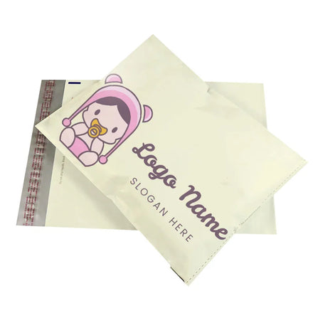 RONGWEN Manufacturer Recycled Envelope 30X45CM Black Polymailers Custom Print Logo