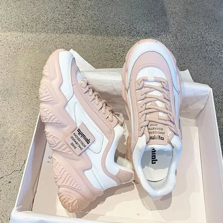 Wholesale Comfortable Female Platform Shoes Casual Women's Fashion Sneakers Breathable Fashion Shoes