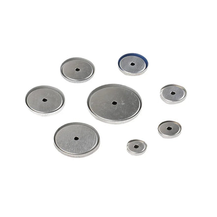 Wholesale Aluminum Cover Buttons Leather Covered Metal Fabric Button Covered