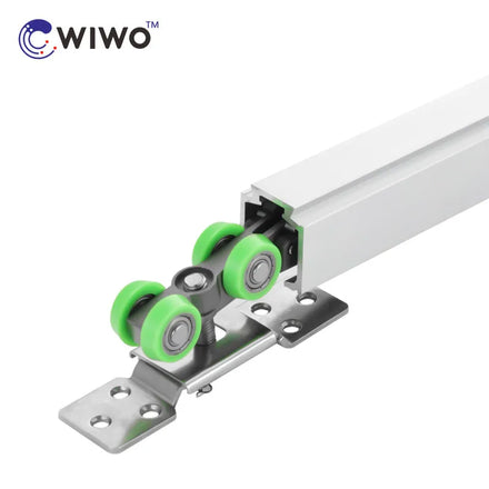 Modern Sliding Door Soft Closing Roller Hardware with Aluminum Alloy 80kg Capacity for Apartment Use