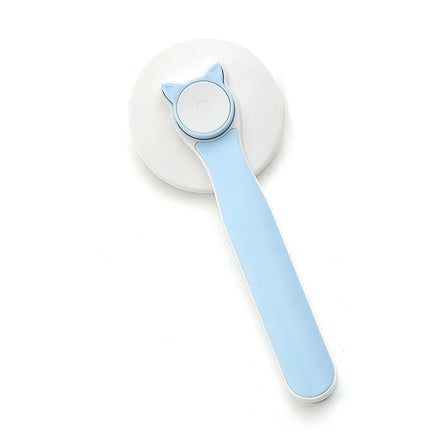 Pet Comb Stainless Steel Cleaning Massage Dog Hair Removal Brush Self-cleaning Function Grooming Brush