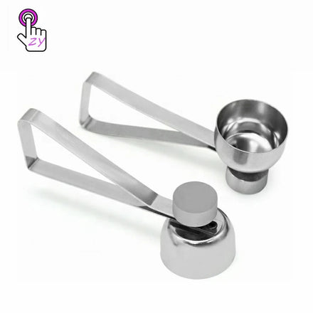 Stainless Steel Egg CrackerEgg Opener Topper Cutter for Soft & Hard Boiled EggsKitchen Tool