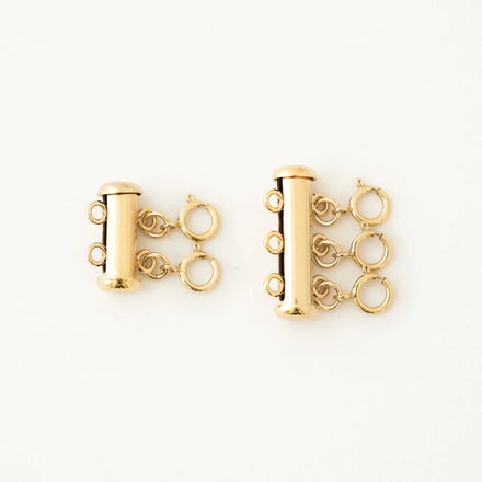 Wholesales 18K Gold Plated Layered Necklace Detangler Charm 925 Sterling Silver Custom Charm Jewelry Sets