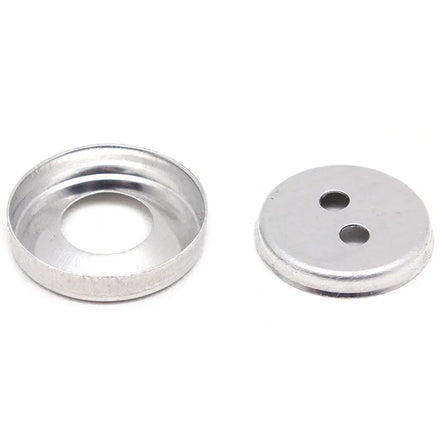 Wholesale Decorative Fabric Leather Furniture Jeans Canvas Fabric Aluminium Covered Button