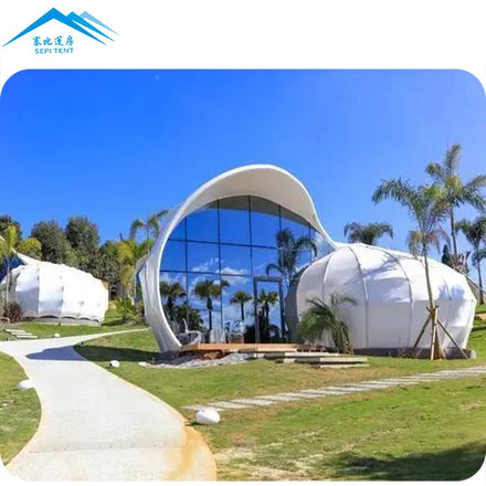 China Tent Factory Snail Glamping Resort Luxury Hotel Tent for Rental with Good Price