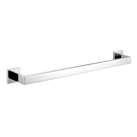 24 Inches Single Towel Bar Stainless Steel Rustproof Multi-Color (Black/Gold/Silver) Bathroom Shower Wall-Mounted Accessory