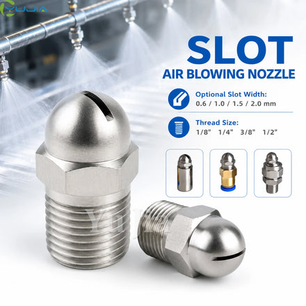 SS Slot Nozzle for Industrial Machine Equipment Tool Processing Forging Cutting Fluid Cleaning Cooling