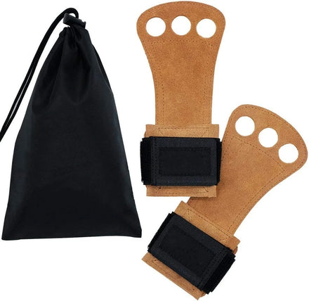 Best Selling Increasing Grip Cross Fit Real Leather Brown Hard Core Power Lifting Strap