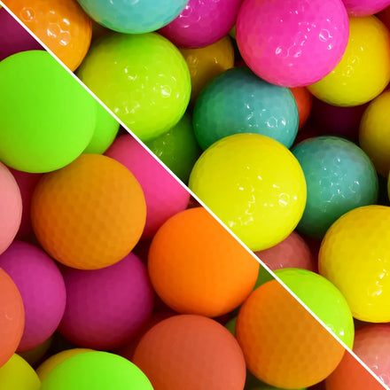 Wholesale Price Custom Golf Balls Colorful Tournament Matte Color Golf Balls