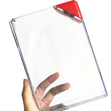Clear Travel Portable Leakproof Promotion Custom Logo Plastic 450ml Square Slim Flat A5 Drink Notebook Memo Water Bottle