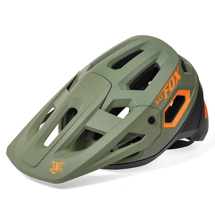 BATFOX Full Size MTB Bike Helmet CE/CPSC UKCA Safety Certified BMX Cycling Helmet Maximum Ventilation Adjustable Dual Sport