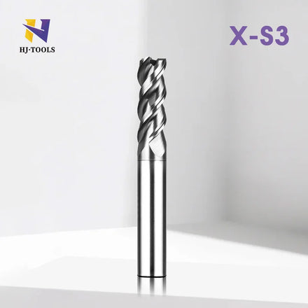 High Efficiency Square Cutting Carbide Milling Cutter 3-Flutes End Mill for Custom ODM & OEM Machining
