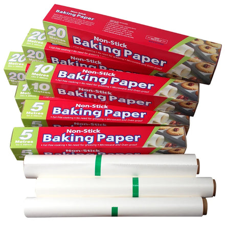 Customize Size Greaseproof Coated Precut Round White Unbleached Nonstick Disposable Baking Paper Roll for Cake & Bread Cooking