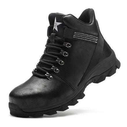 Men's Custom High Quality Waterproof Steel Toe Safety Work Boots Winter Sports-Resistant Industrial Shoes