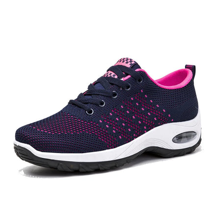 2026 Air Cushion Women Dance Shoes Purple Running Sport Shoes and Casual Sneakers Black