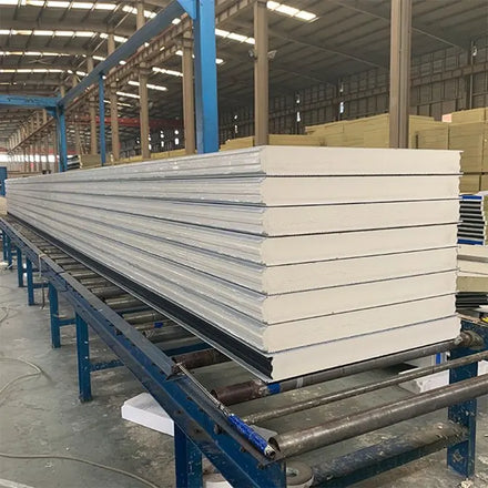 Hot Selling Modern Cold Room Polyurethane Roof Sandwich Insulation Panels for Warehouse Use Fireproof Grade a 5-Year Warranty