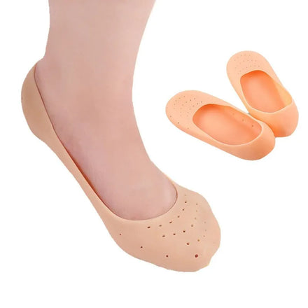Wholesale Relieve Plantar Foot Anti Crack Moisturizing Foot Care Spa Gel Socks Silicone Gel Socks