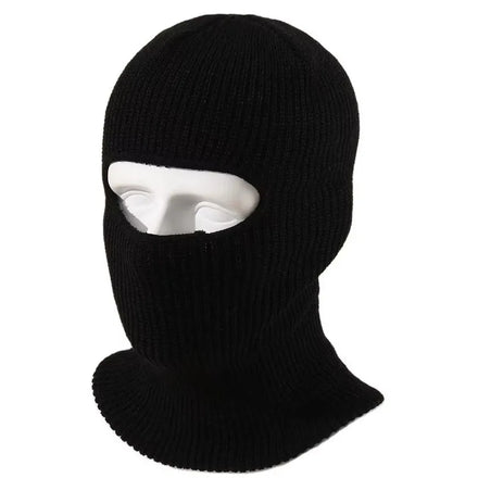 Custom Logo Printed Black Balaclava Beanie Ski Mask for Sports Fishing Daily Use Blank Embroidery Common Fabric
