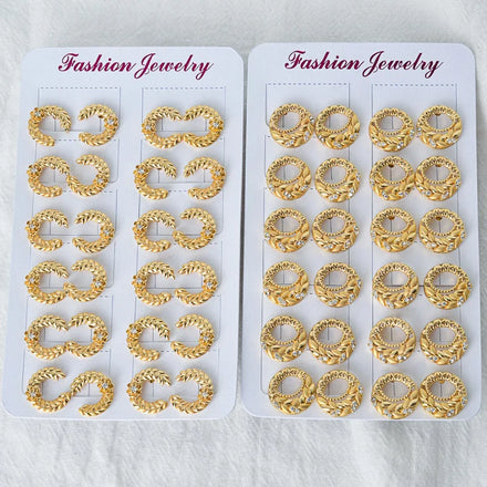 Wholesale Earrings Brass Diamond 18k Plated Huggie Hoop Zircon Fashion Jewelry Custom Gold Earring Women