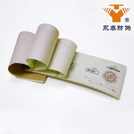 Security Watermark Offset Art Paper Printing Hot Stamping Hologram for Discount/Event/Entrance Booklet Ticket Poster Format