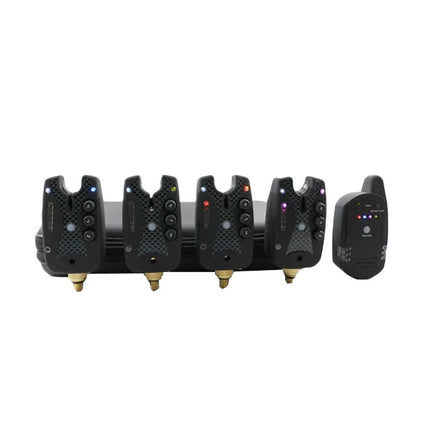 JZH-RF998A 4+1 Night Light Anti-theft Wireless Carp Fishing Bite Alarm