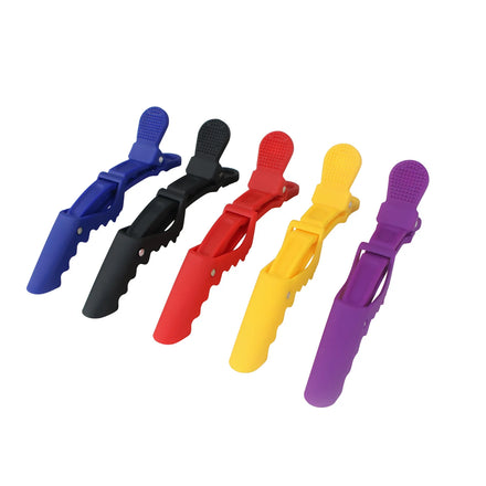 Durable Plastic Matte Hair Clip Duck Bill Shape 6pcs/Pack No Slip Easy Grip MJ Brand Salon Barber Shop Extension