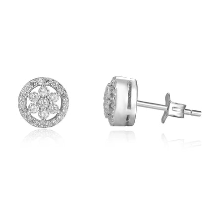 Wholesale 925 Sterling Silver Earring Sets Nickel-Free Gold Plated with Zircon Stones Trendy Fashion for Women for Parties Gifts