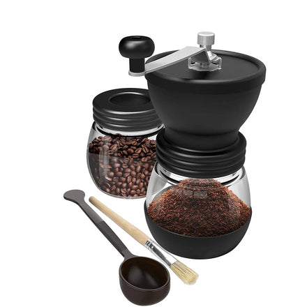 Manual Coffee Grinder with Ceramic Burrs Hand Coffee Mill