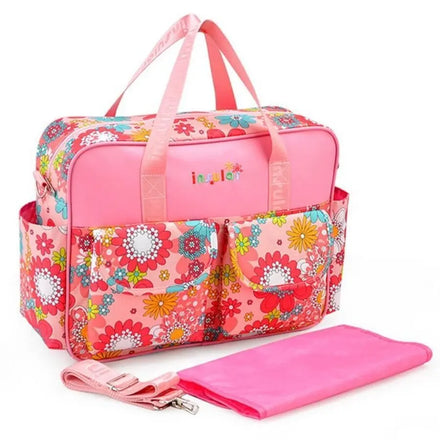 Mummy Shoulder Bag Diaper Bag Chic Nappy Changing Bag Tote/Messenger Style Large Adjustable Straps