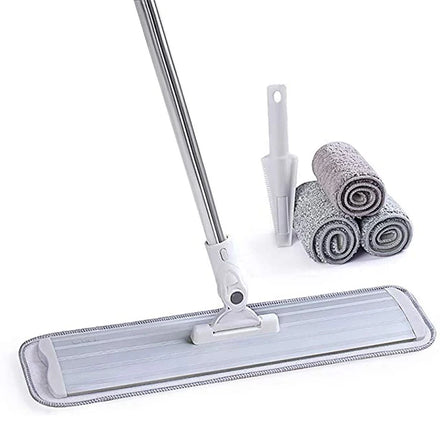 Direct Factory Sale Microfiber Flat Mop Wet or Dry Floor Cleaning with Spin Head for Dust Removal
