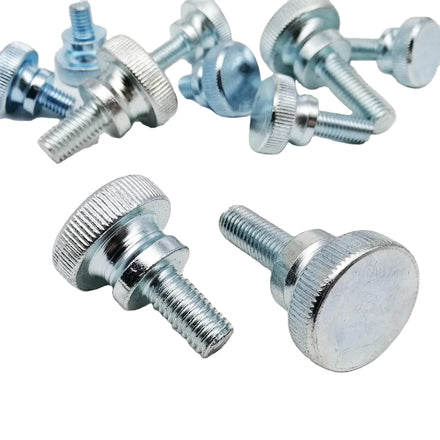 DIN464 Carbon Steel Easy Disassembly Low-Profile Knurled-Head Thumb Screw