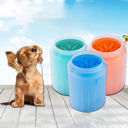 Pet Foot Wash Bowl Silicone Dog Paw Cleaner Cups for Quick Clean Dogs Cats Dirt Paw