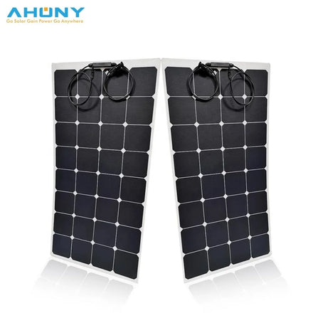 120w ETFE Semi Flexible for RV Roof Camper Trailer Motorhome Golf Car Smaller Current Higher Power Flexible Solar Panel