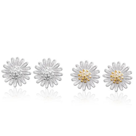 Hot Sale Studs Earrings Copper Flower Earrings Gift for Women