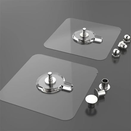 Punch Free Self Adhesive Hole Nail Non-Trace Photo Frame Hole Hang Kit Screws Seamless Adhesive Wall Screws Hanging Nails Hook
